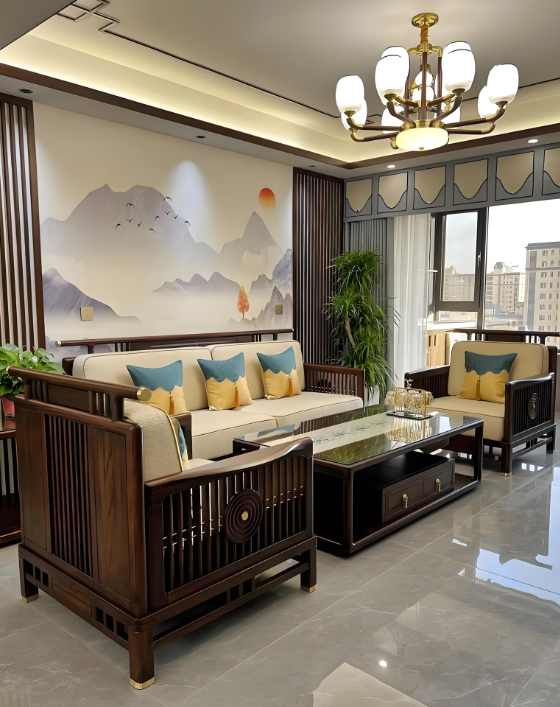 新中式沙发